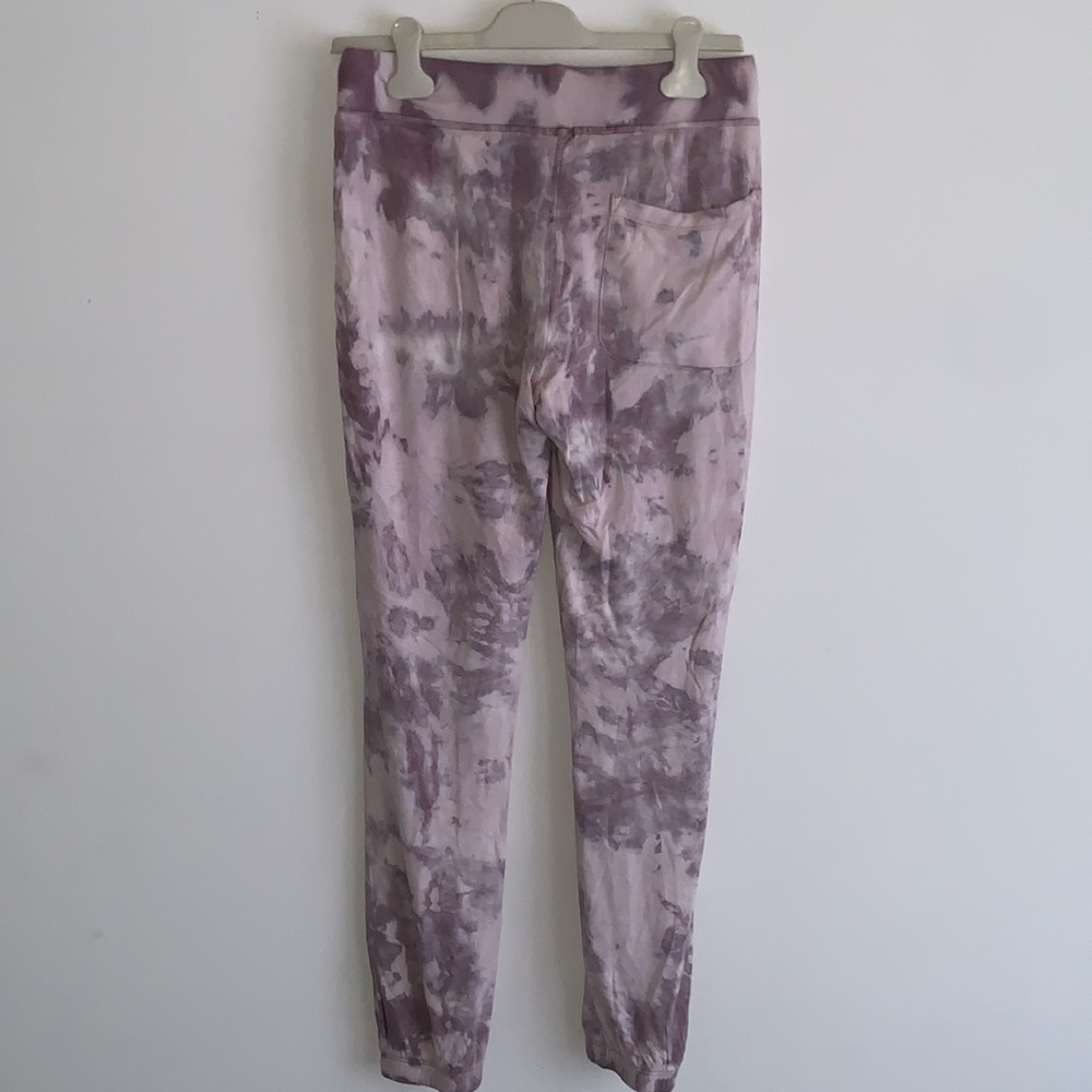 Young Fabulous and Broke |  Lavender Comfy Lounge Tie Dye Joggers - Picture 4 of 8